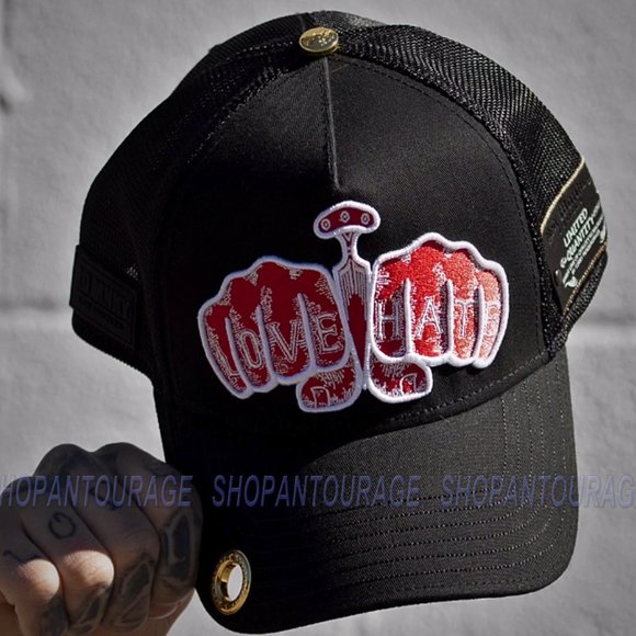 Red Monkey Love Hate RM1416 Limited Edition Unisex Trucker Hat Cap | 3 Colors - Picture 14 of 16
